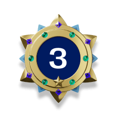 Podium badge 3